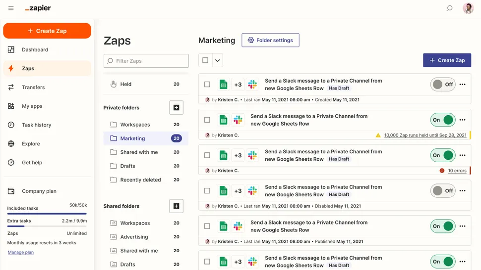Zapier automation workflow created by Autoesta connecting multiple business apps, CRM, email, and AI tools for seamless automation