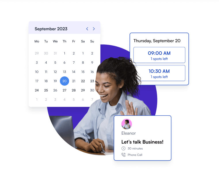Automated appointment booking system used by sales, support, and service-based businesses